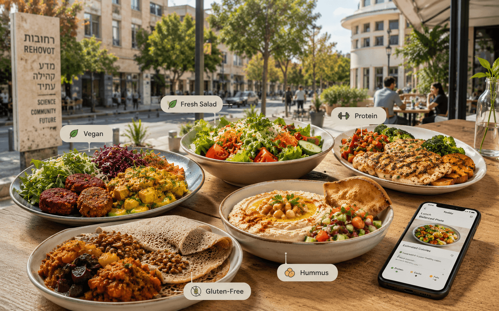 Healthy Restaurants in Rehovot: Vegan, Light & Protein-Rich Meals