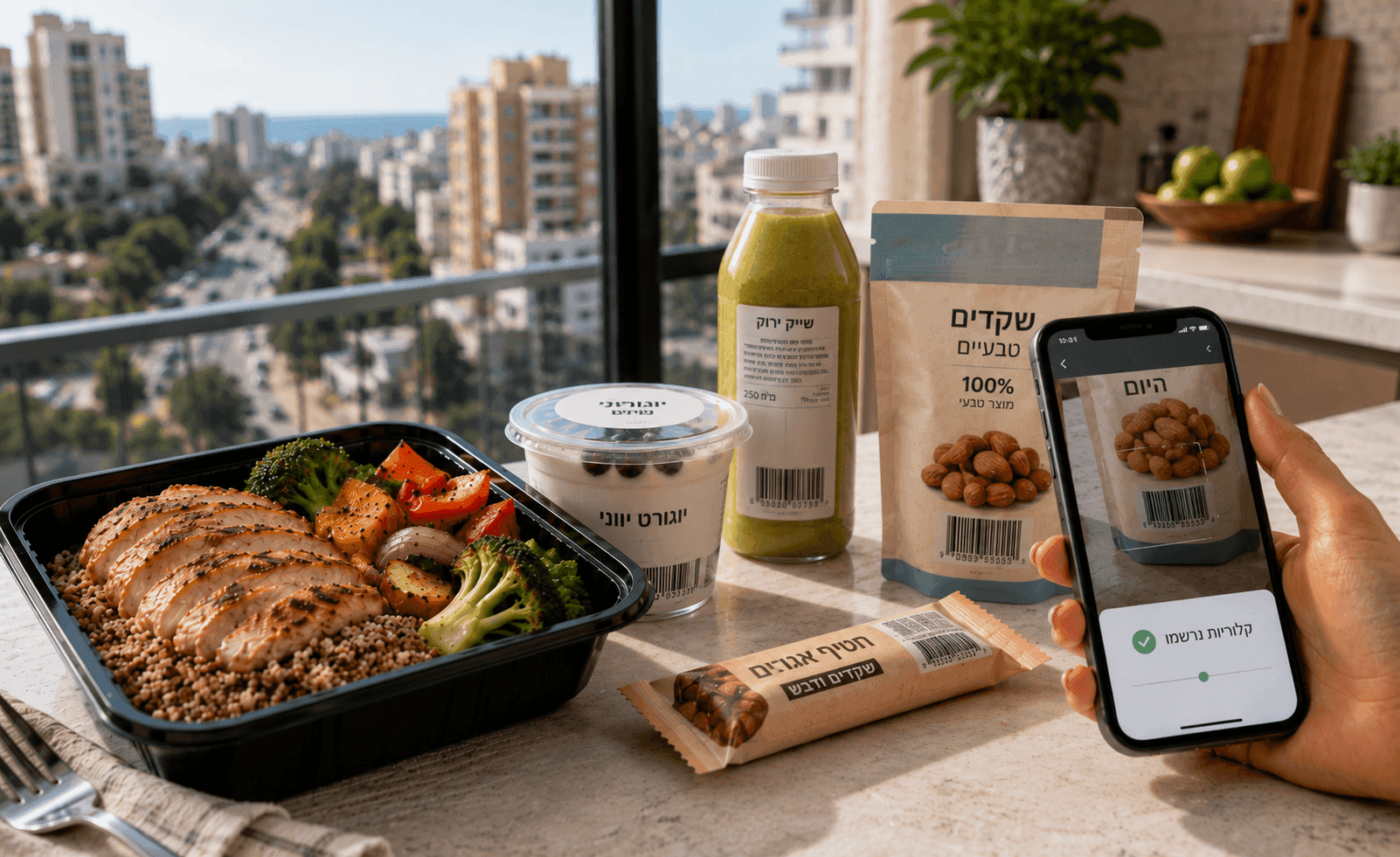 הזמנת אוכל ומשלוחים בראשון לציון: איך לעקוב אחר קלוריות