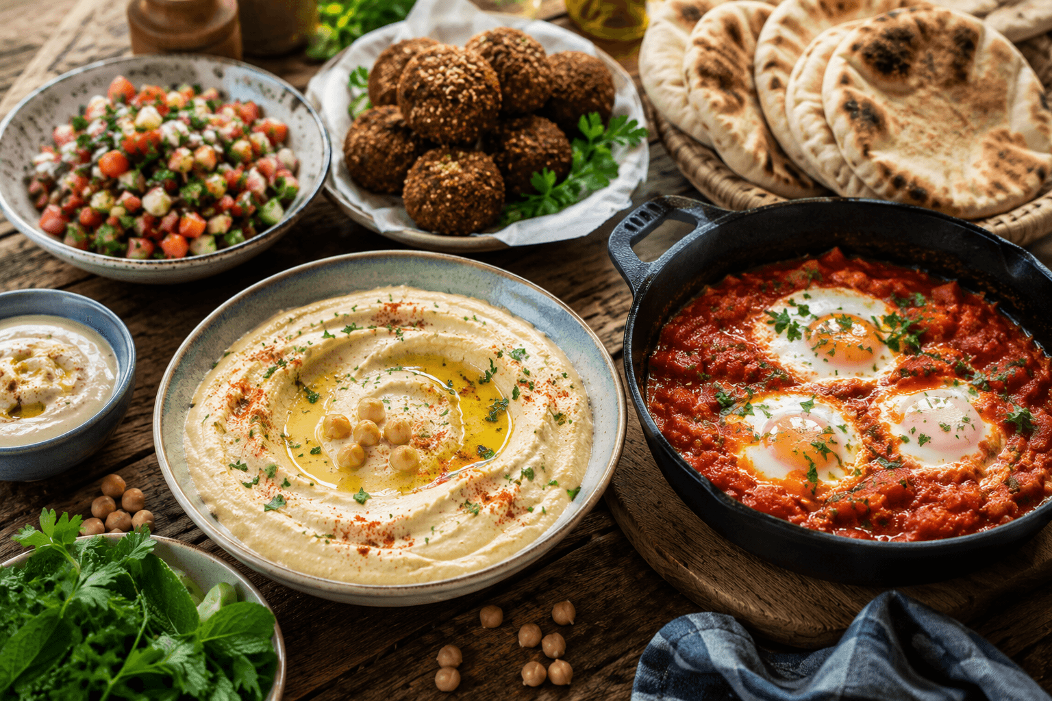 How Many Calories Are in Hummus, Falafel, and Shakshuka?