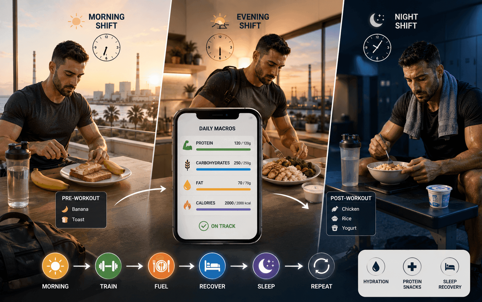 Nutrition for Shift Workers in Hadera: Training, Macros & Meal Timing