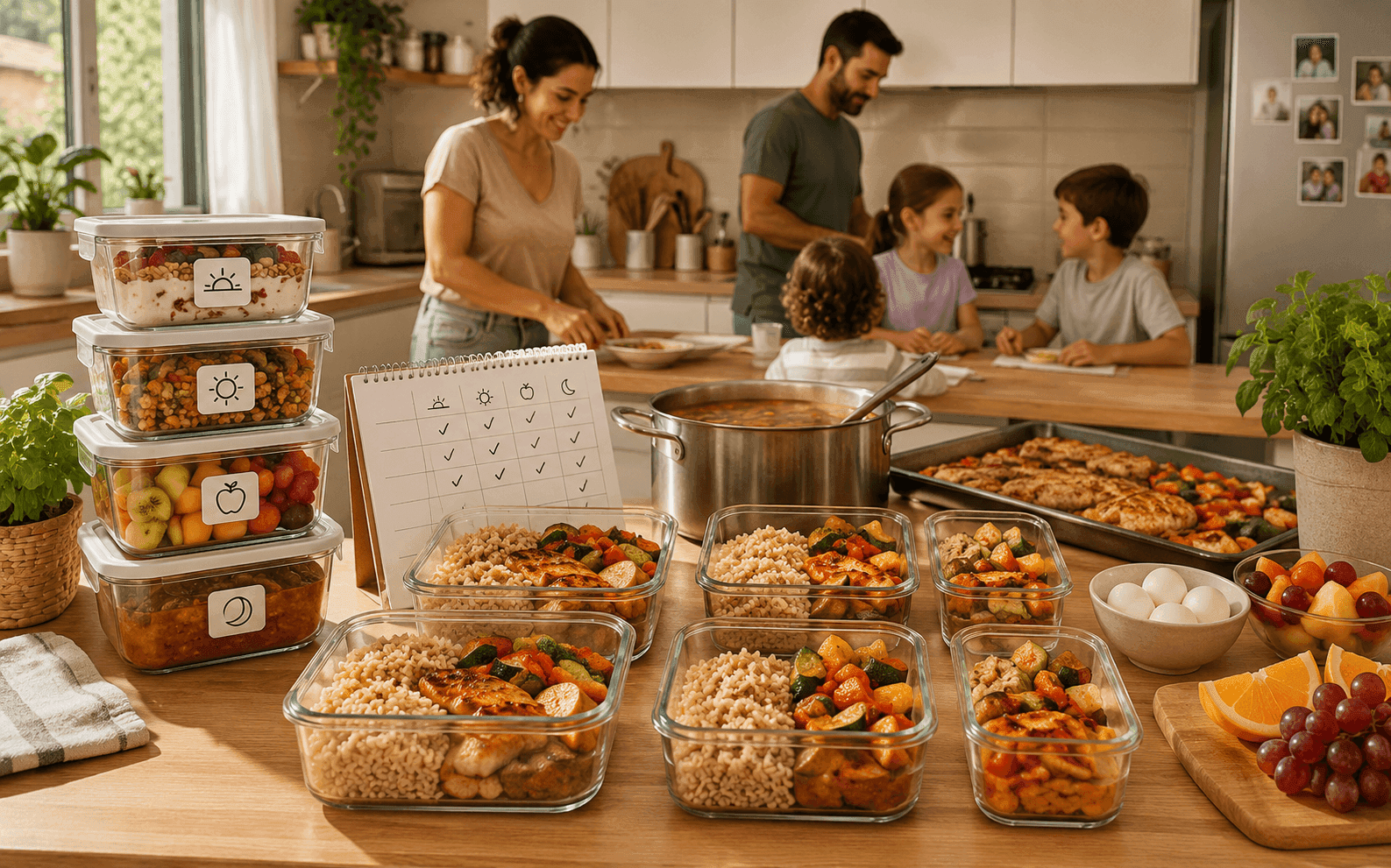 Diet Meal Plan for a Large Family in Bnei Brak: How to Cook Once for the Week