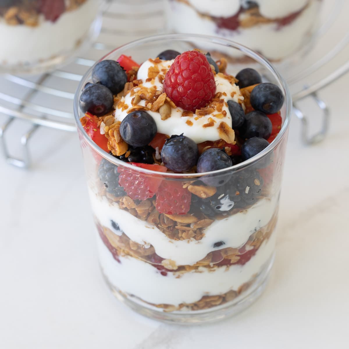 Greek Yogurt with Berries & Nuts (Dairy)
