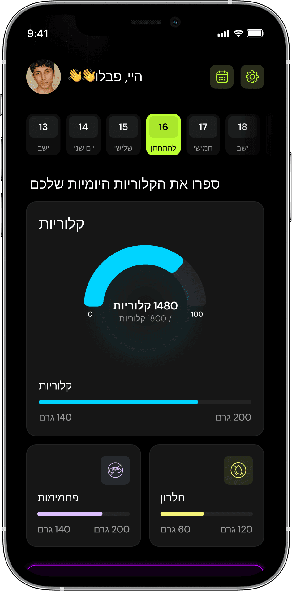 קבל ניתוח תזונתי מקיף