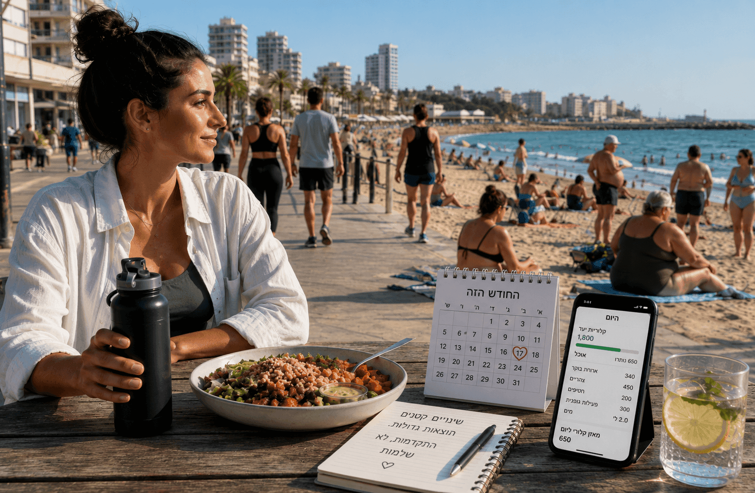 ירידה במשקל בבת ים: איך לשמור על תהליך בריא לאורך זמן